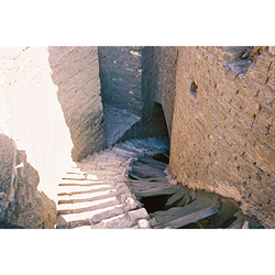 Stairs leading at the summit of the mosque of Imam al-Hakim